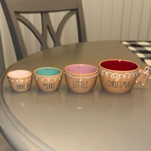 Rae Dunn Gingerbread Measuring Cup Set